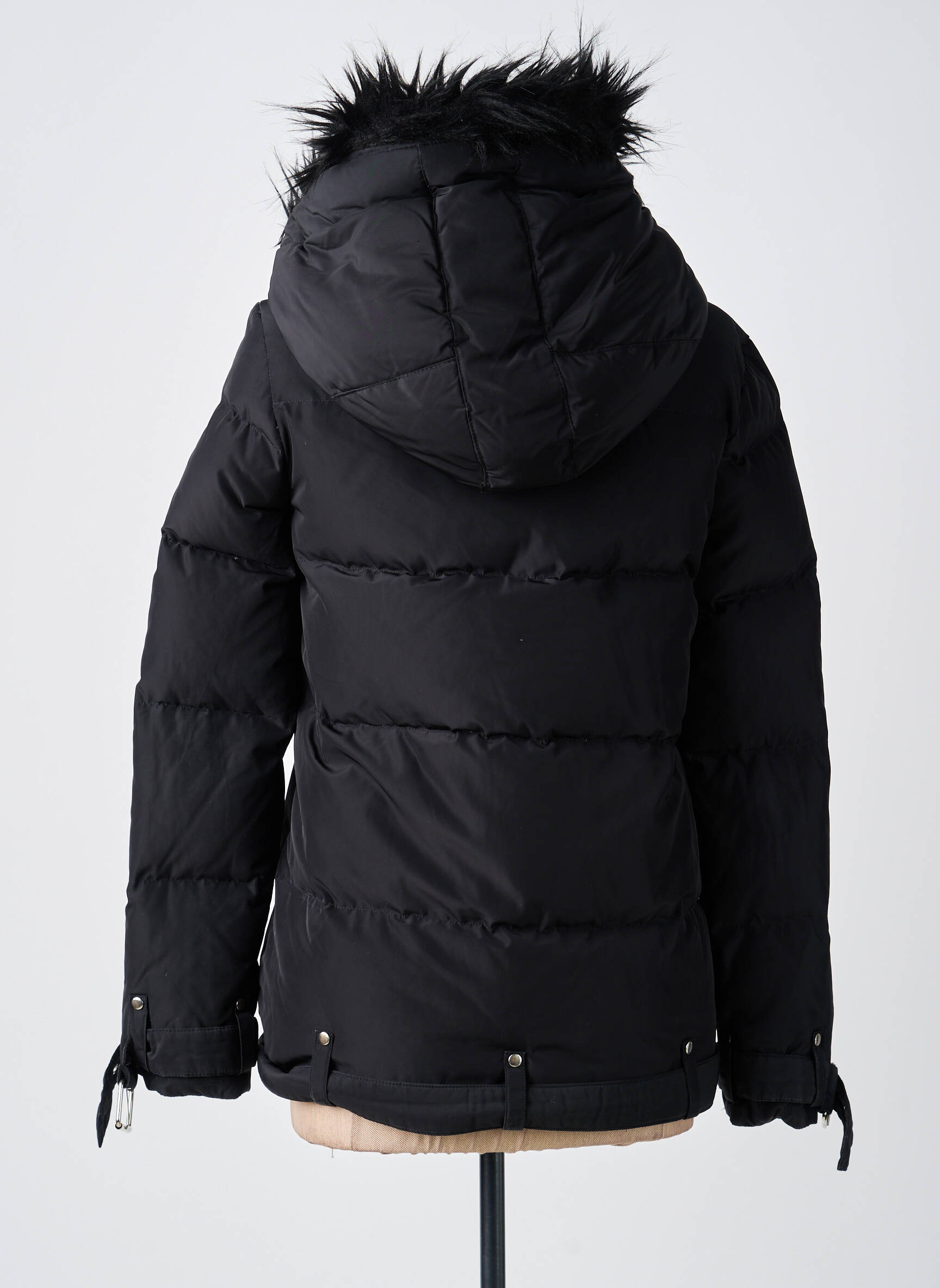 Doudoune manches longues a capuche noir THE KOOPLES (SPORT) femme