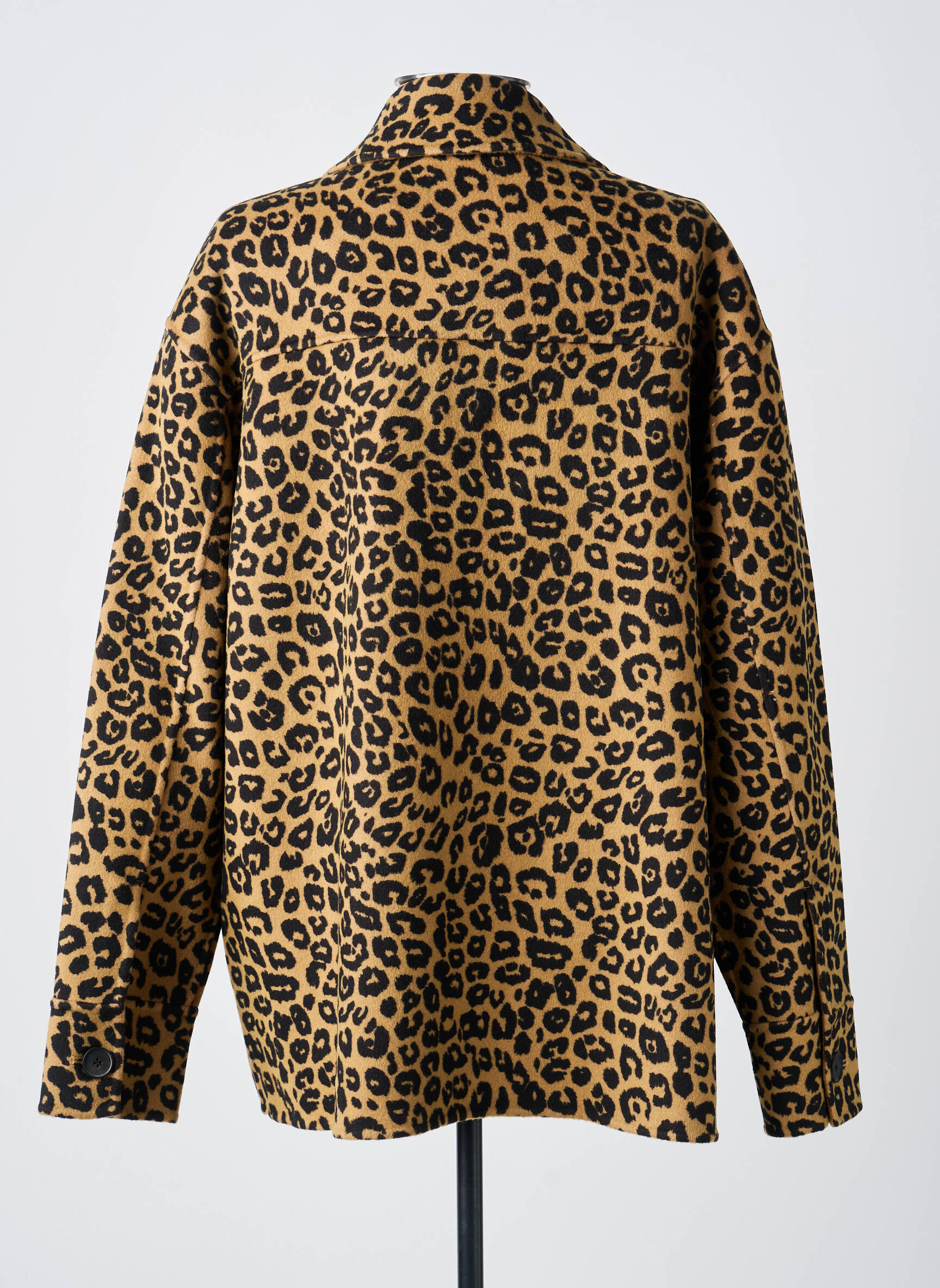 Manteau court coupe droite sans capuche marron THE KOOPLES femme