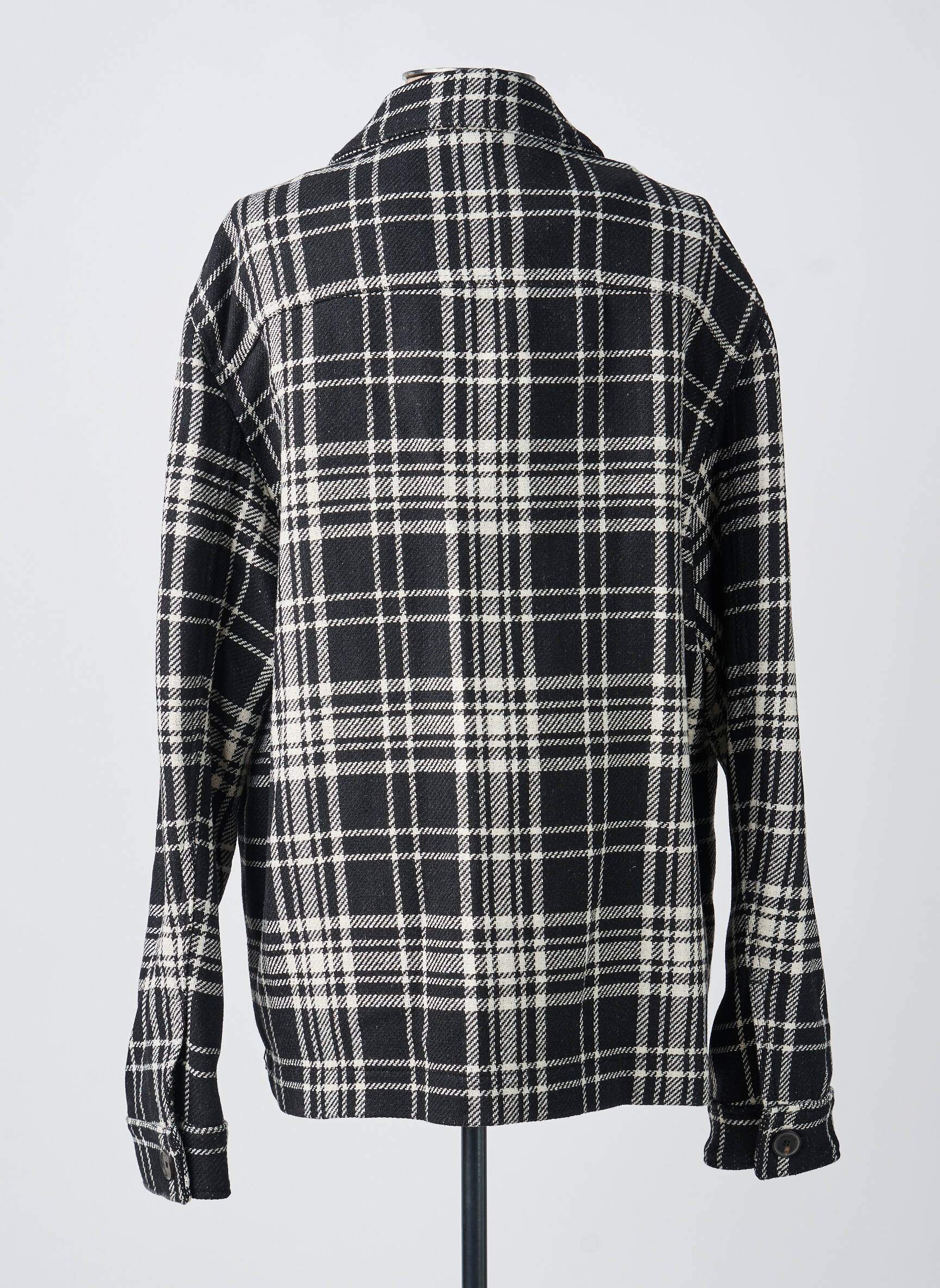 Veste casual poignets boutonnés avec fente gris THE KOOPLES femme