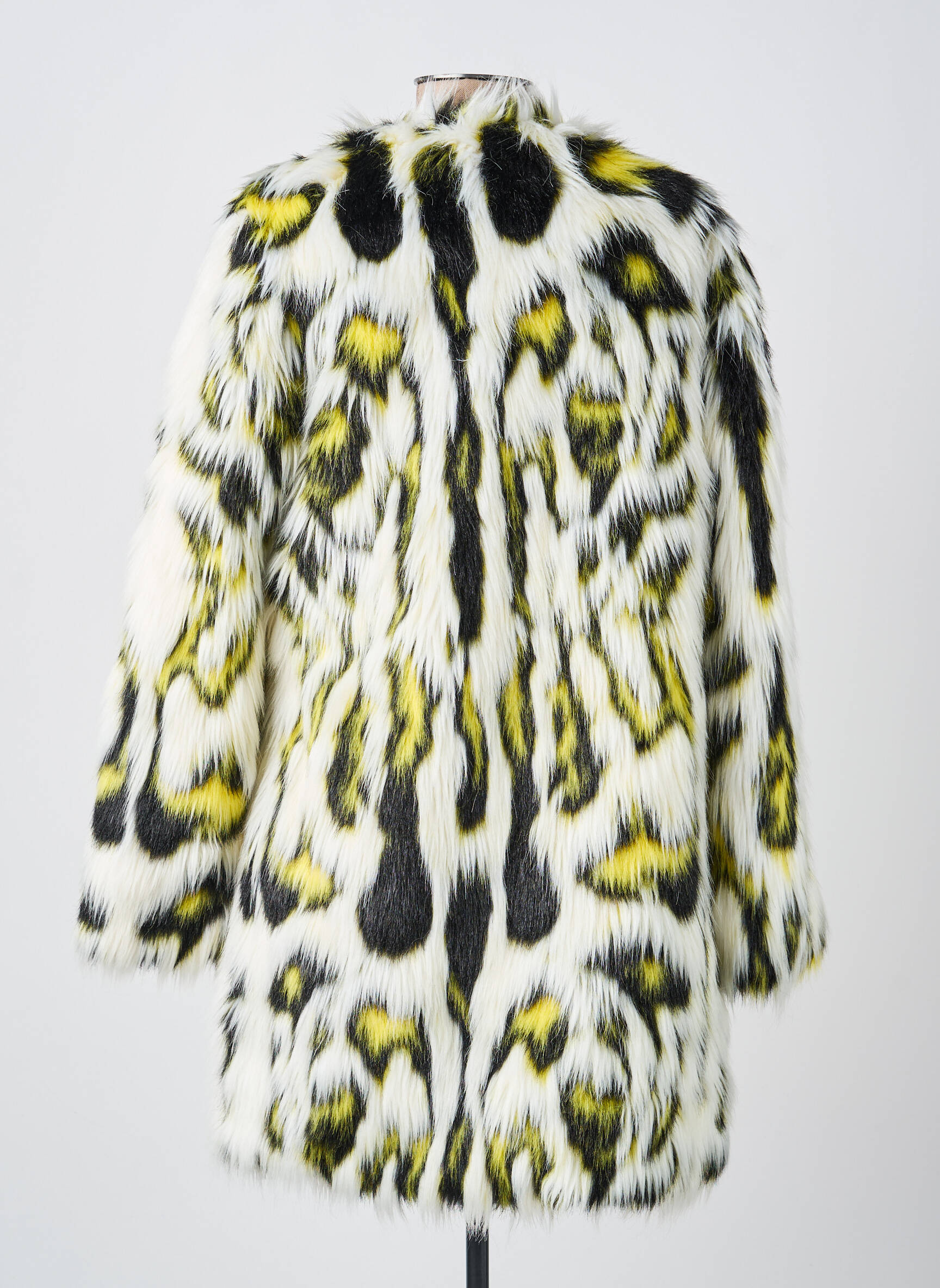 Manteau long coupe droite sans capuche jaune THE KOOPLES femme