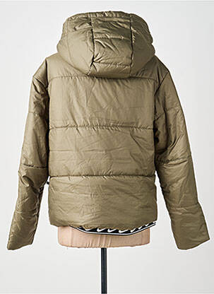 Doudoune manches longues a capuche vert NIKE femme