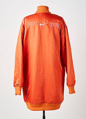 Blouson effet matière satinée orange NIKE femme