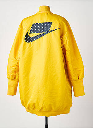 Blouson col col montant jaune NIKE femme