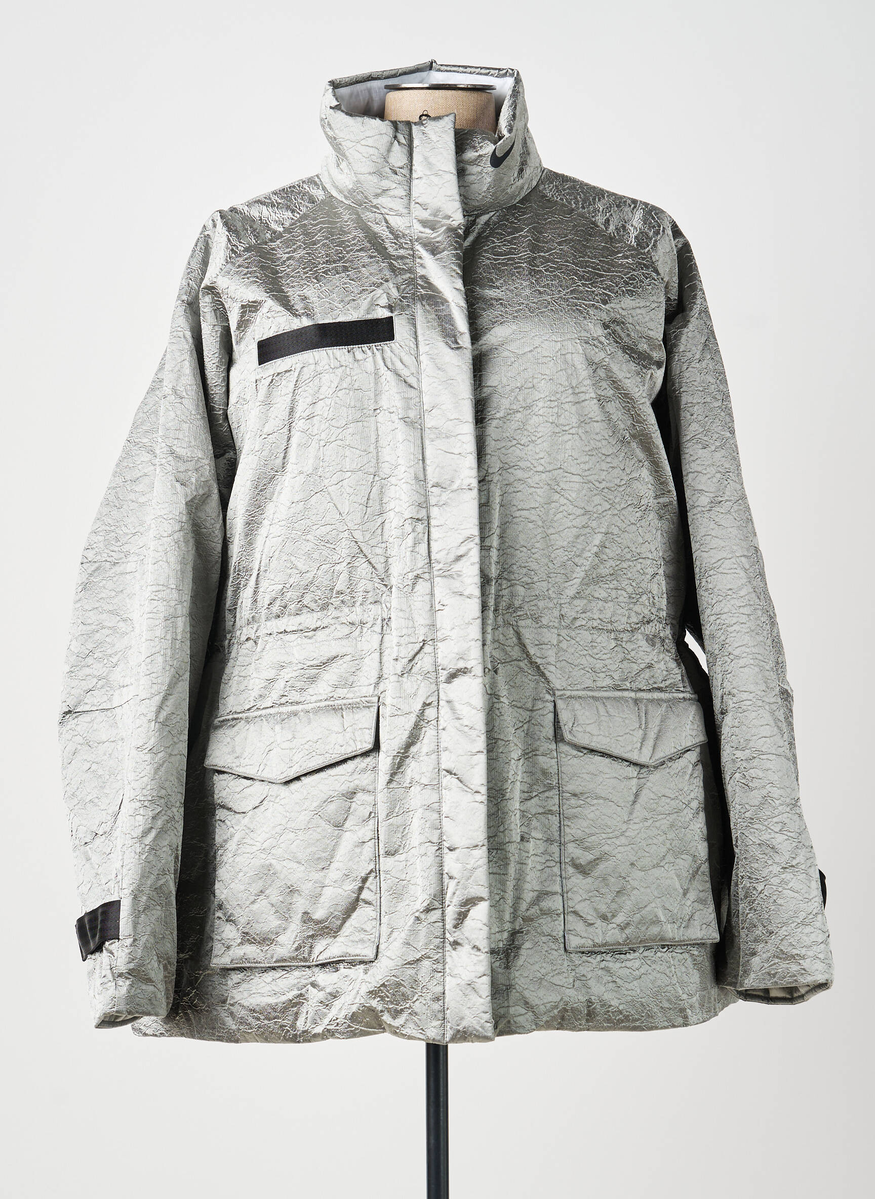 Parka manches longues sans capuche gris NIKE femme