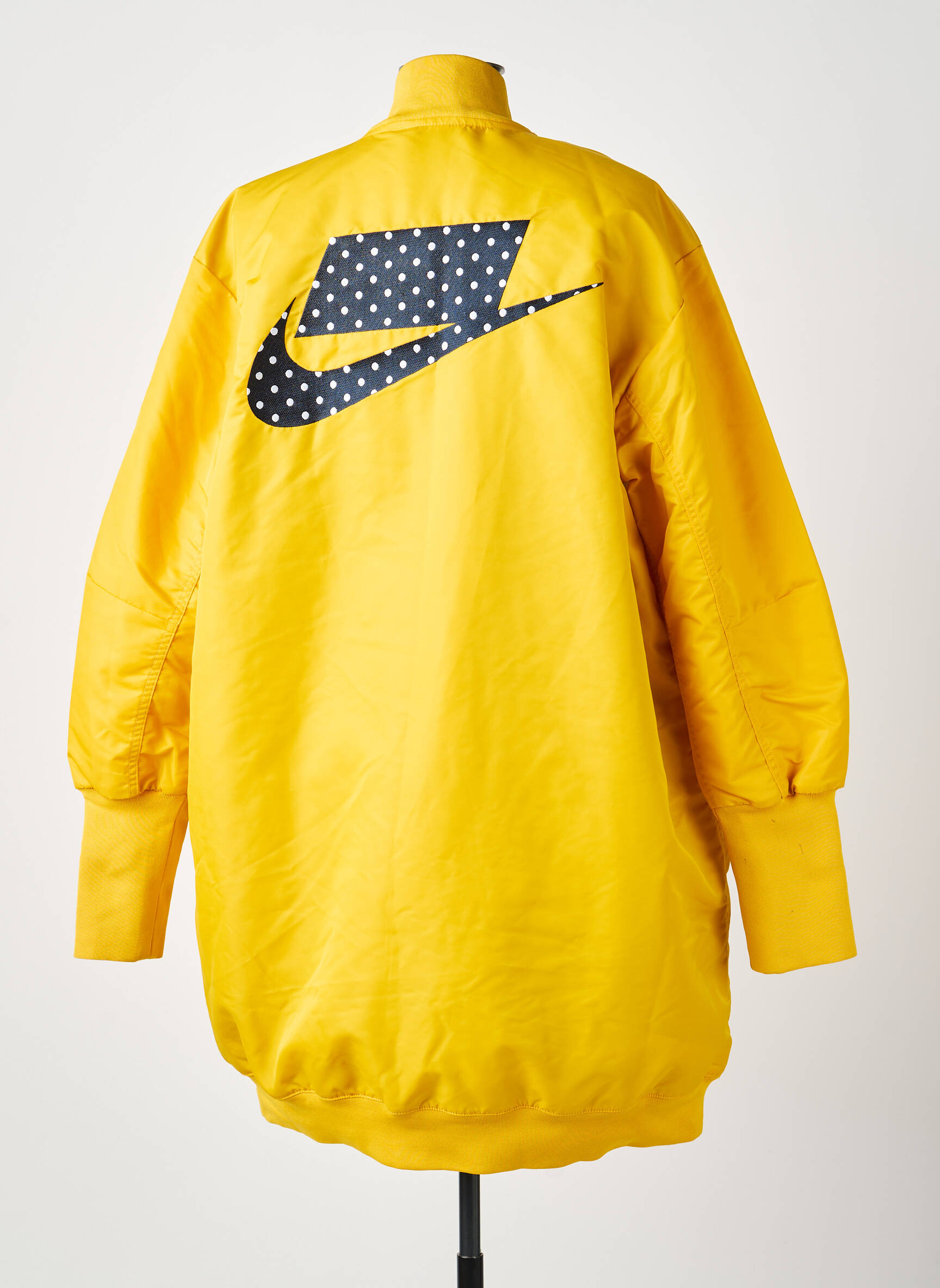 Blouson col col montant jaune NIKE femme