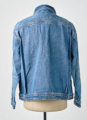 Veste casual fermeture boutonnée sur le devant bleu GUESS homme