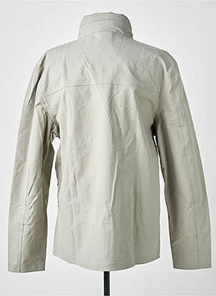 Blouson fermeture zippée sous rabat pressionné vert GUESS homme