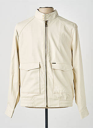 Veste simili cuir poches beige GUESS homme