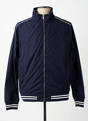 Blouson poches bleu GUESS homme