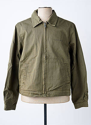 Veste casual resserrée sur le bas vert GUESS homme