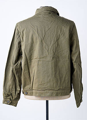 Veste casual resserrée sur le bas vert GUESS homme