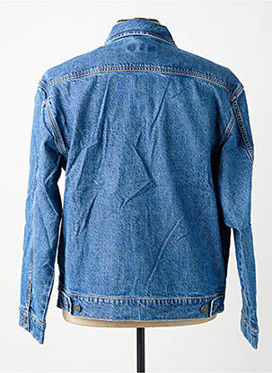 Veste casual fermeture boutonnée sur le devant bleu GUESS homme