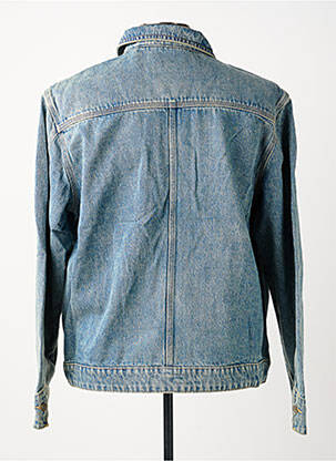 Veste casual coupe droite bleu GUESS homme