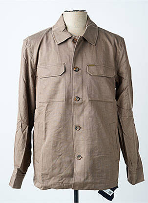 Veste casual fermeture boutonnée sur le devant gris GUESS homme