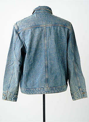 Veste casual coupe droite bleu GUESS homme