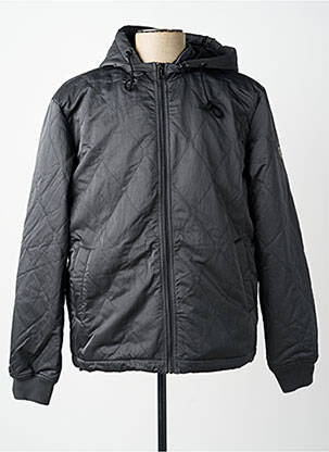 Doudoune manches longues a capuche noir GUESS homme