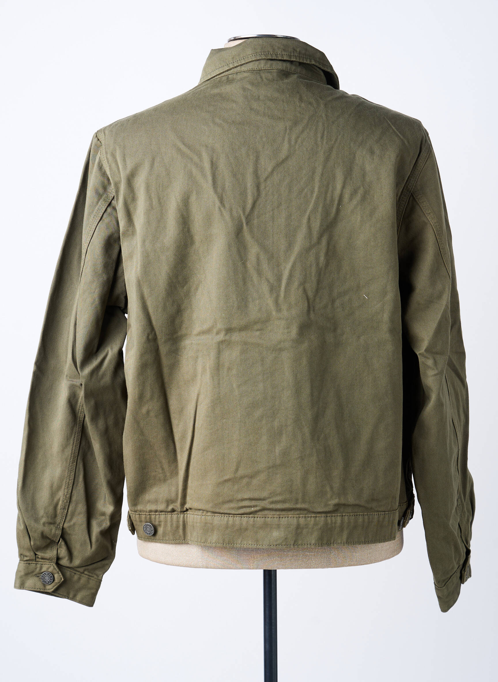 Veste casual resserrée sur le bas vert GUESS homme