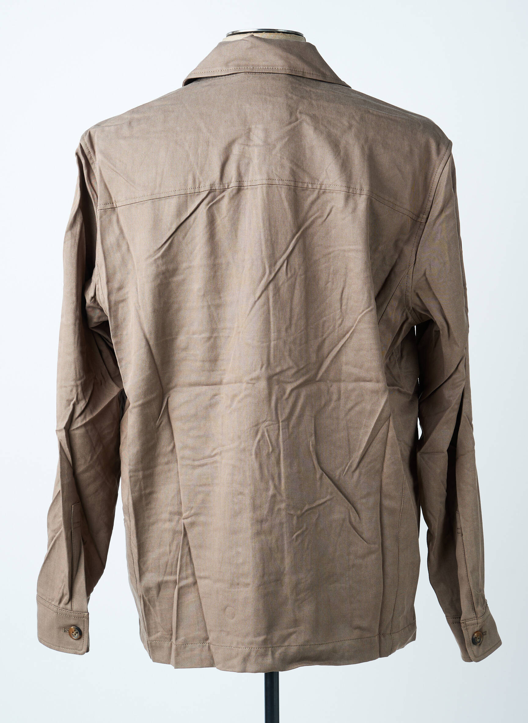 Veste casual fermeture boutonnée sur le devant gris GUESS homme