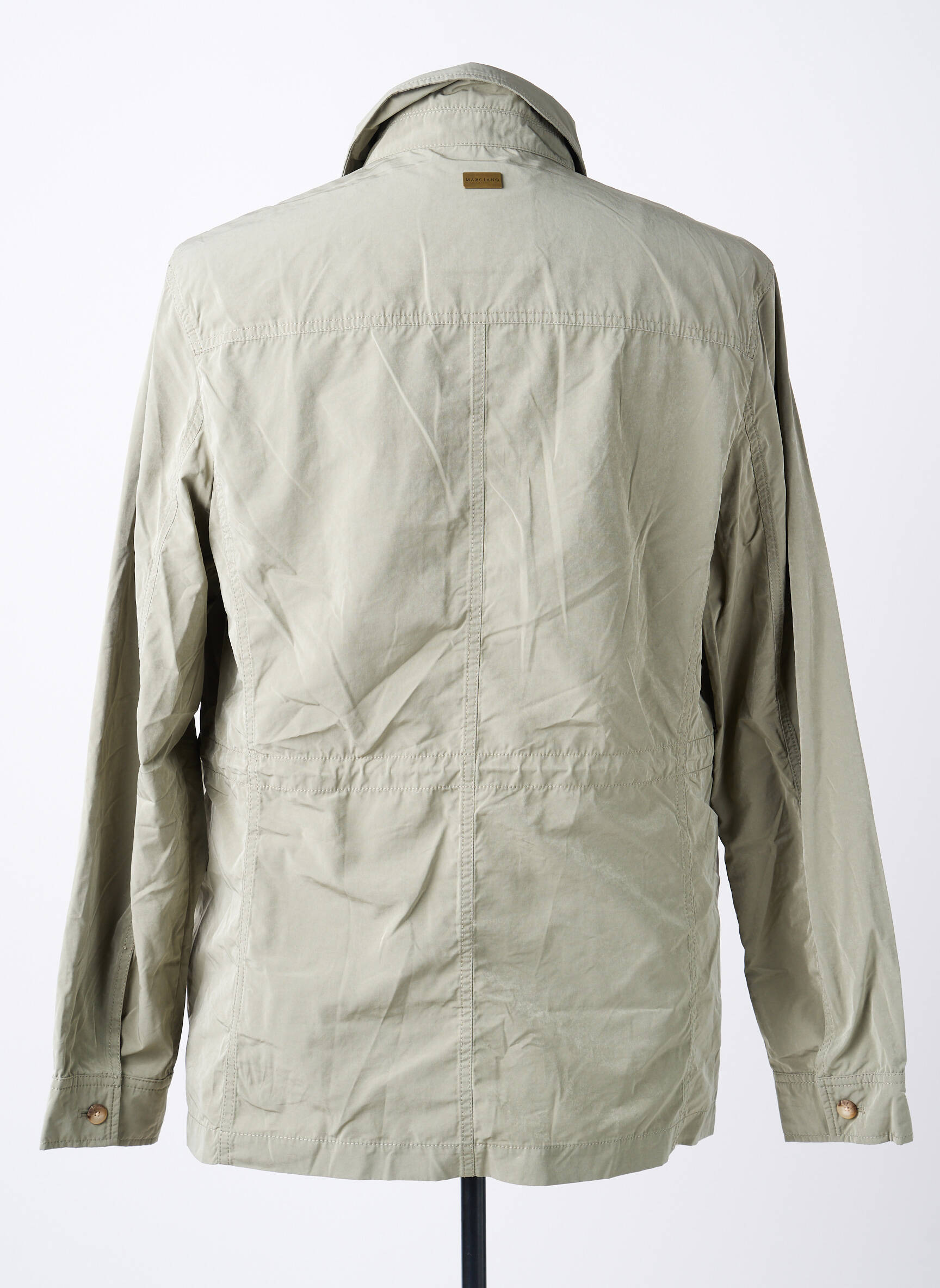 Parka manches longues sans capuche vert GUESS homme