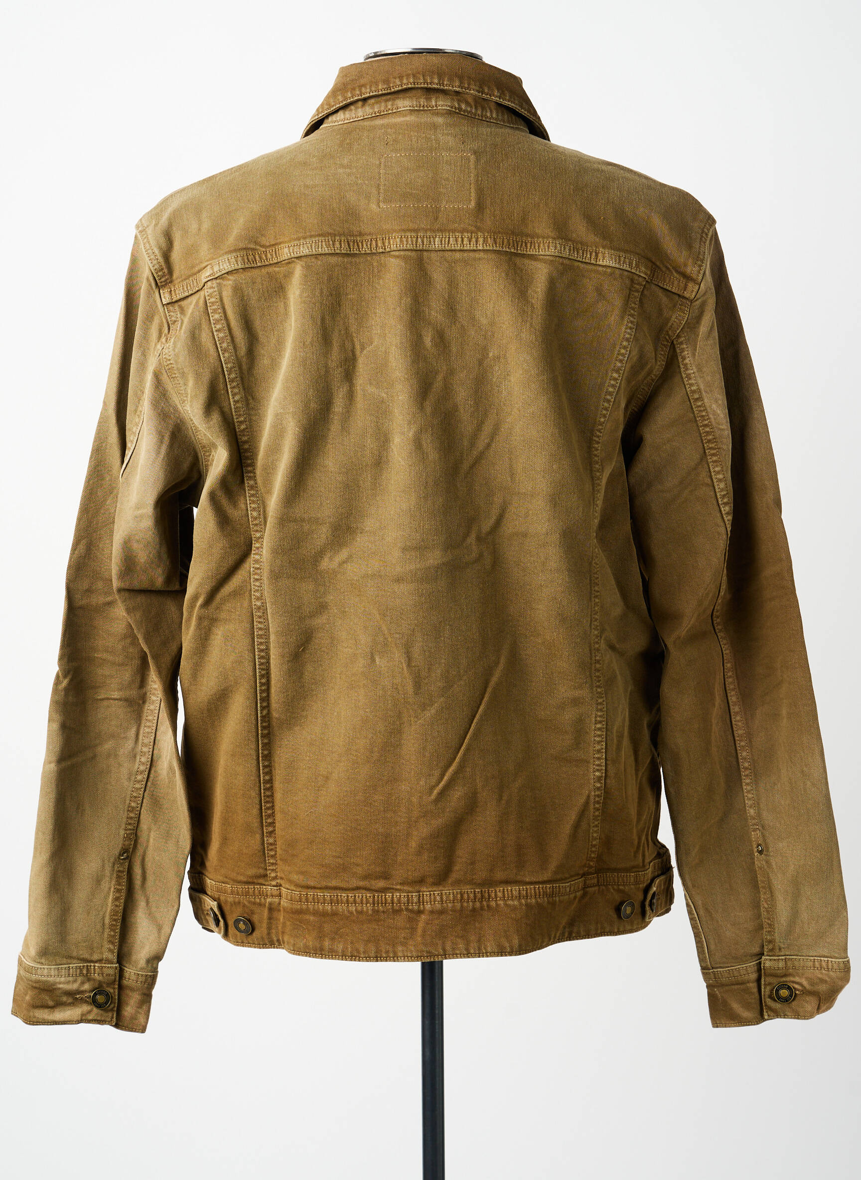 Veste casual fermeture boutonnée sur le devant marron GUESS homme