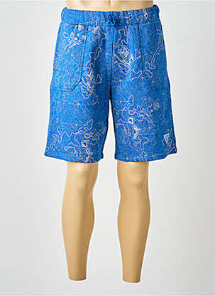 Short fermeture liens à nouer taille normale bleu GUESS homme
