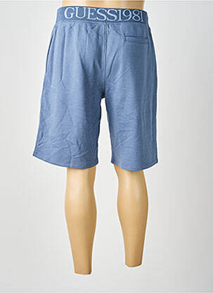 Short fermeture liens à nouer taille normale bleu GUESS homme