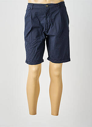 Bermuda taille à pinces taille normale bleu GUESS homme