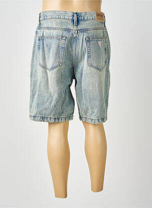 Bermuda tissage denim taille normale bleu GUESS homme