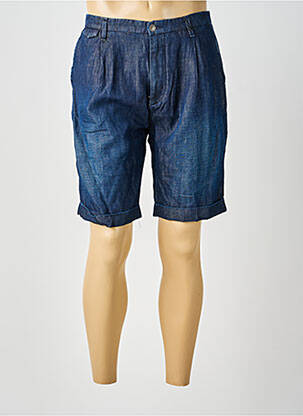 Bermuda tissage denim taille normale bleu GUESS homme