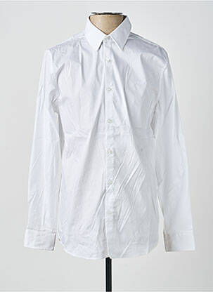 Chemise manches longues coupe cintrée blanc GUESS homme