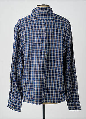 Chemise manches longues poches bleu GUESS homme