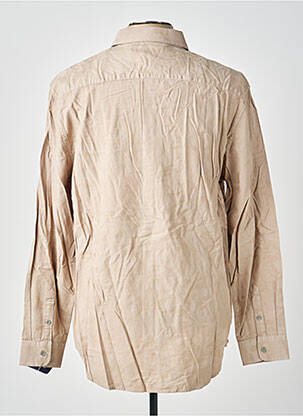 Chemise manches longues poches marron GUESS homme