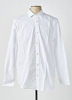 Chemise manches longues coupe cintrée blanc GUESS homme