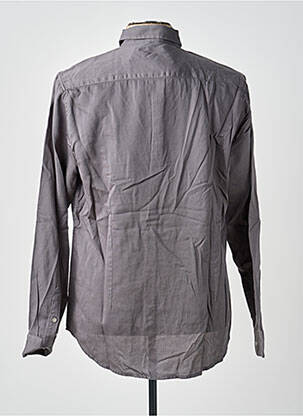 Chemise manches longues coupe cintrée gris GUESS homme