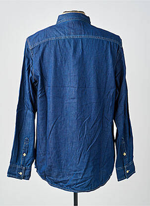 Chemise manches longues coupe cintrée bleu GUESS homme