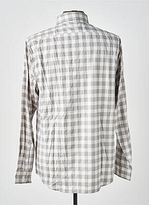 Chemise manches longues imprimé carreaux gris MARCIANO BY GUESS homme