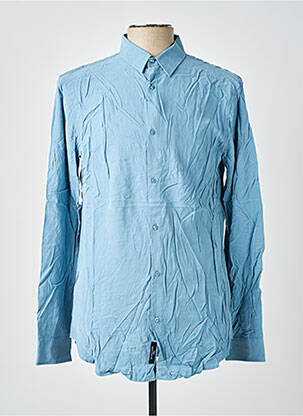 Chemise manches longues coupe cintrée bleu MARCIANO BY GUESS homme