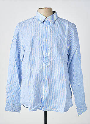 Chemise manches longues coupe cintrée bleu GUESS homme