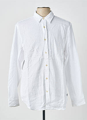Chemise manches longues coupe cintrée blanc GUESS homme