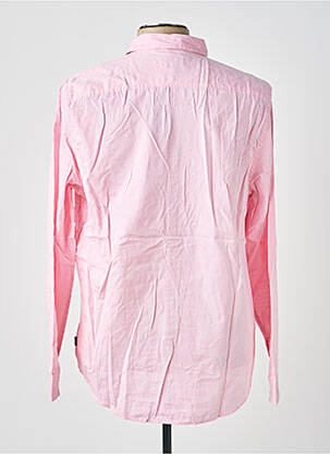 Chemise manches longues coupe cintrée rouge GUESS homme
