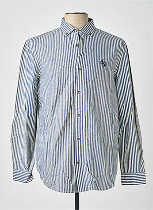 Chemise manches longues coupe droite gris GUESS homme