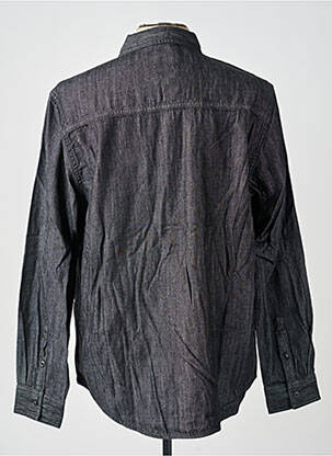 Chemise manches longues poches noir GUESS homme