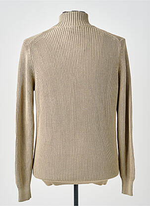 Pull stretch manches longues beige GUESS homme