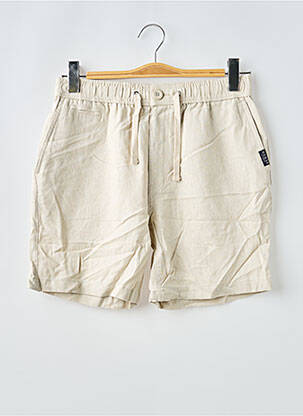 Short fermeture zippée sous rabat boutonné taille normale beige GUESS homme