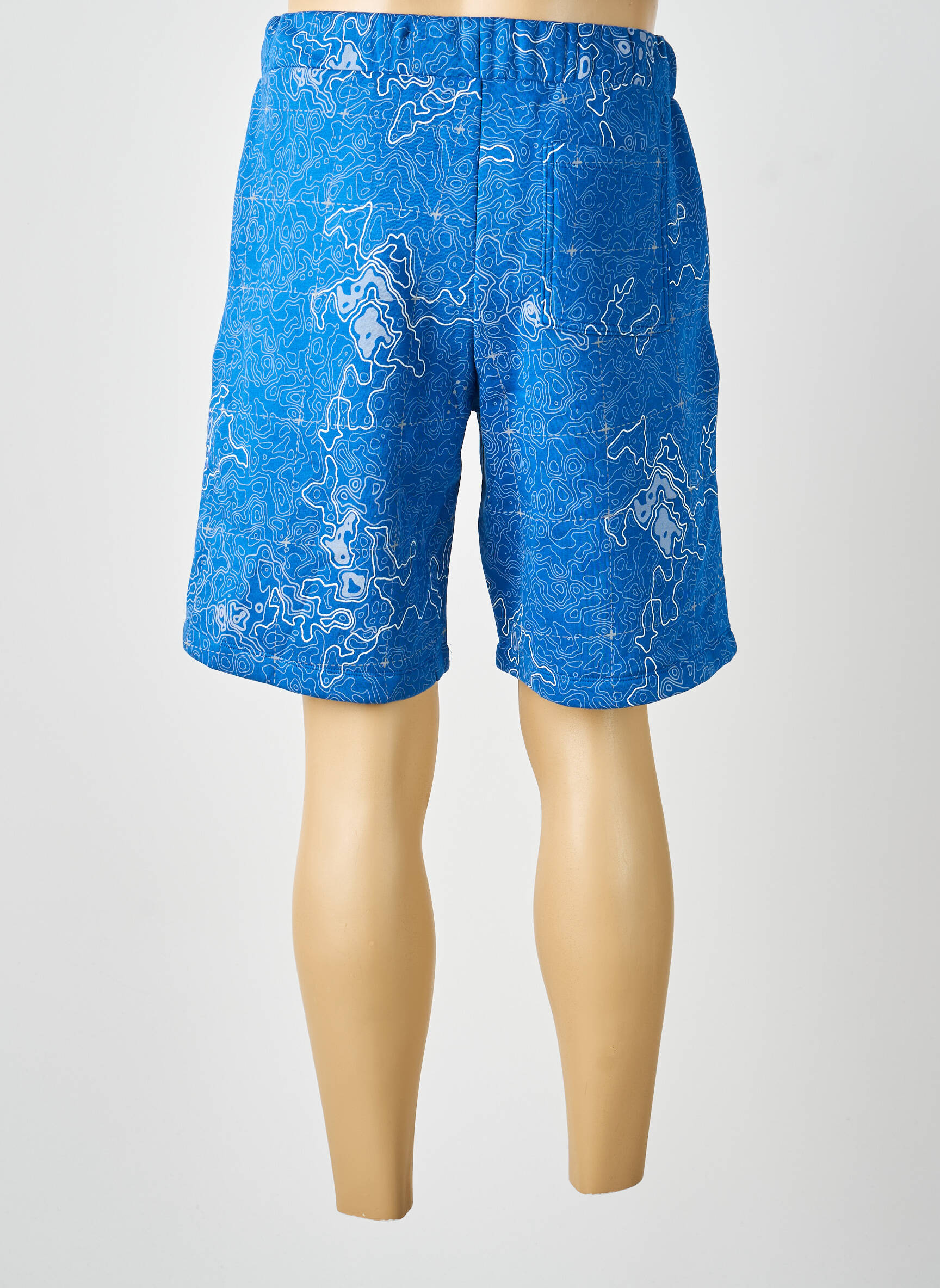 Short fermeture liens à nouer taille normale bleu GUESS homme