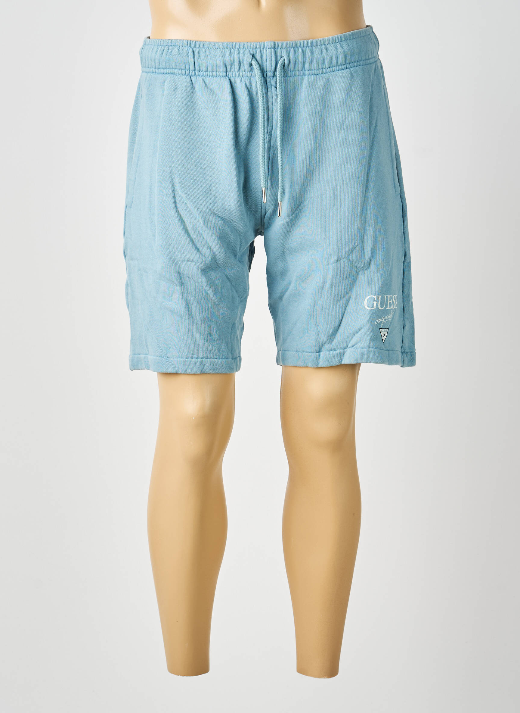 Short fermeture liens à nouer taille normale vert GUESS homme