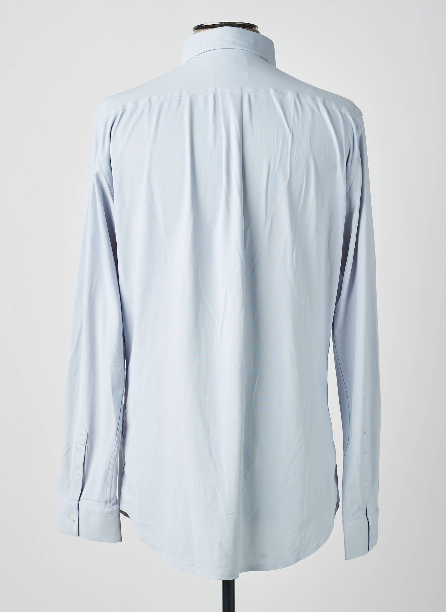 Chemise manches longues coupe cintrée bleu MARCIANO BY GUESS homme