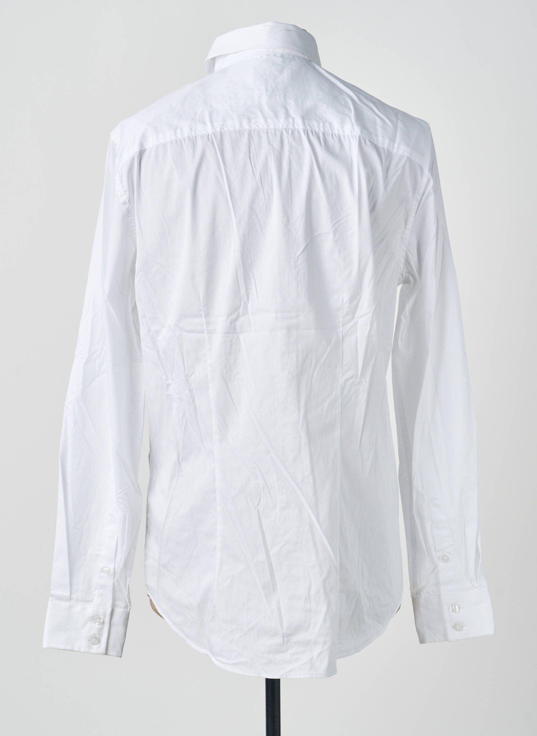 Chemise manches longues coupe cintrée blanc GUESS homme
