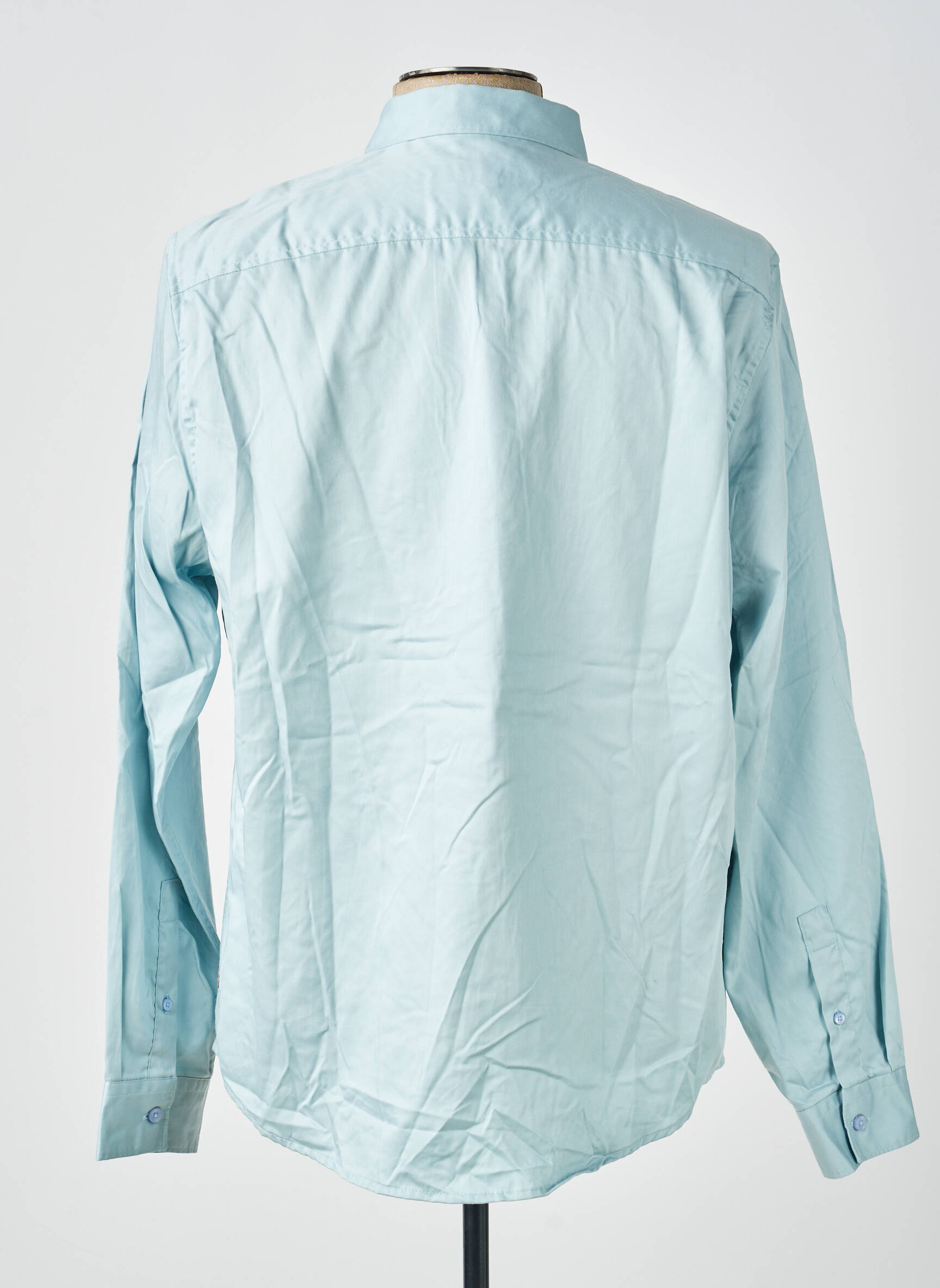 Chemise manches longues poches vert GUESS homme