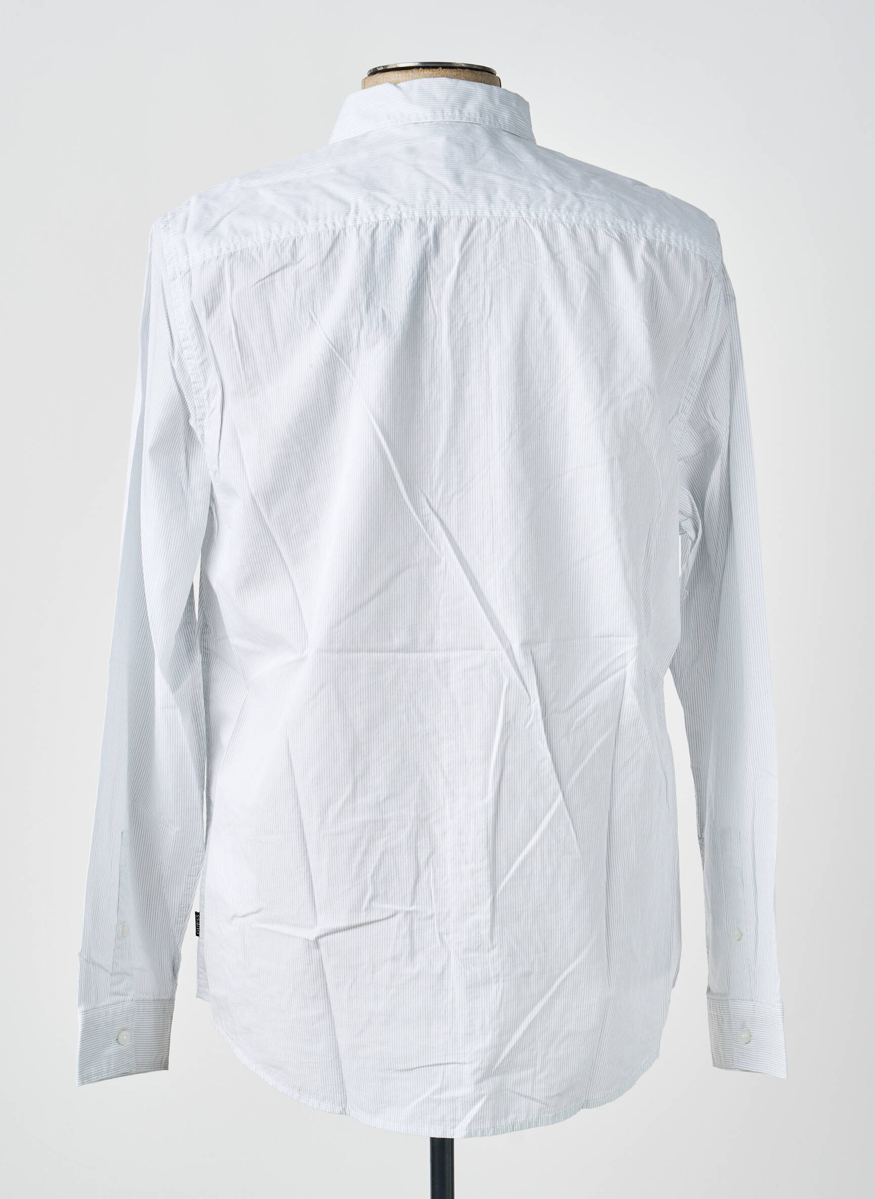 Chemise manches longues coupe cintrée bleu GUESS homme